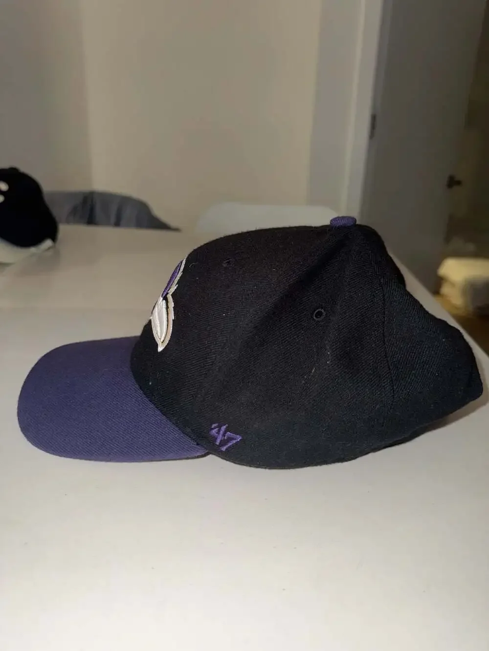 Baltimore Ravens '47 Brand Vintage Style Adjustable Strapback Hat with AFC Side